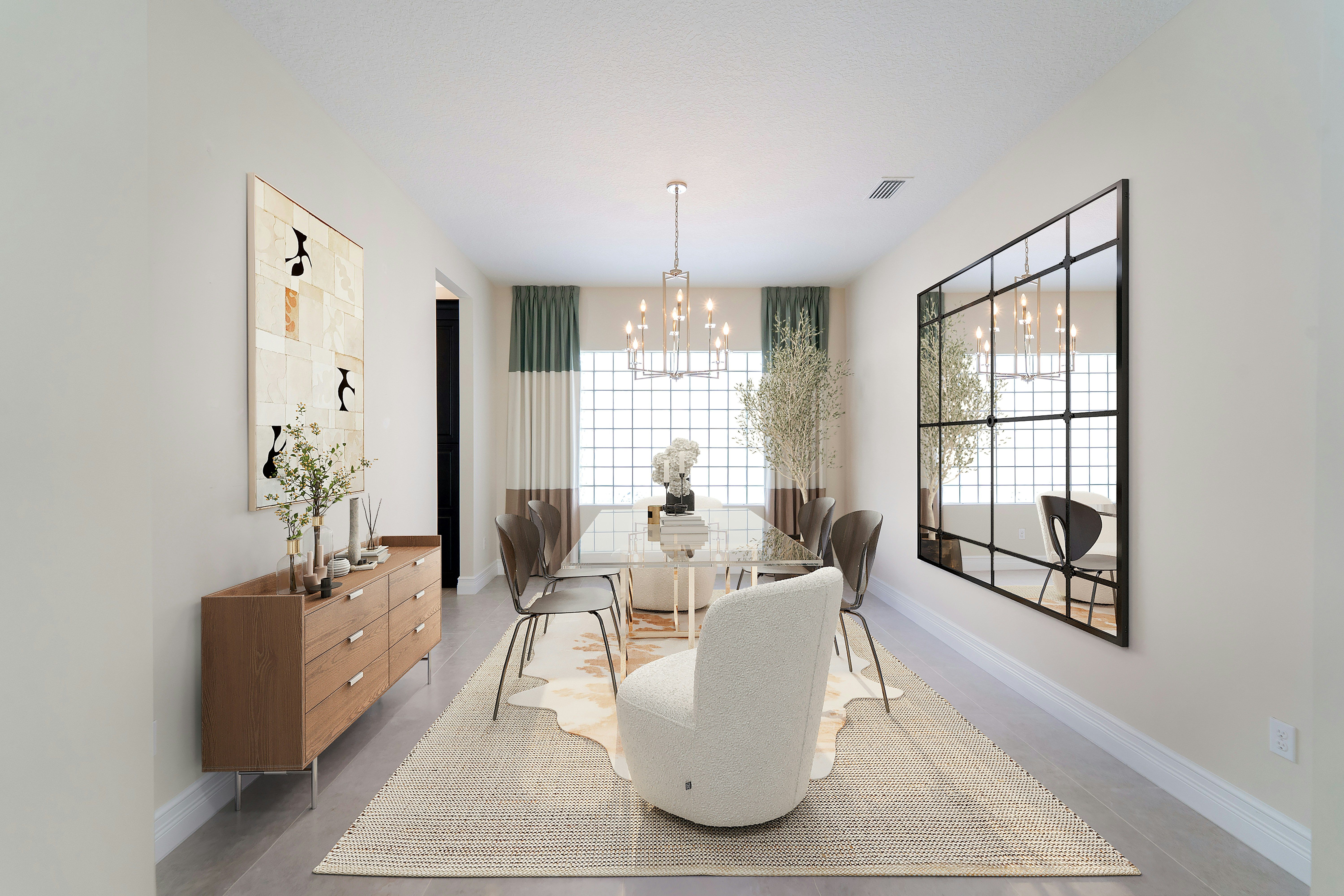 Modern residential property exterior