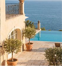French Riviera coastal property